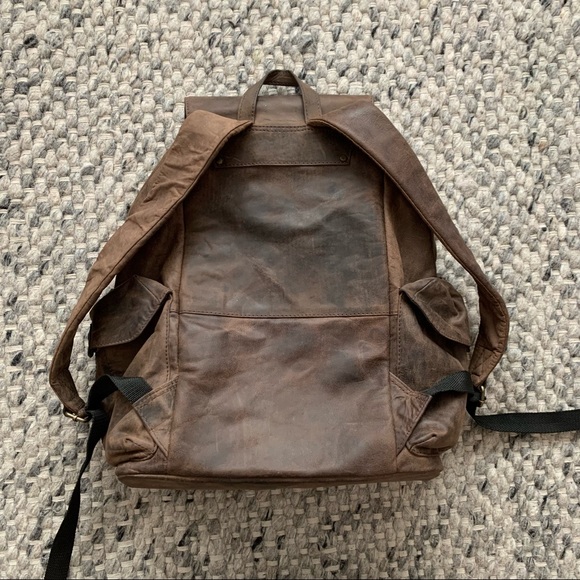 Wilsons Leather Bags Wilsons Leather Nicholas Vintage Leather Backpack Brown Poshmark